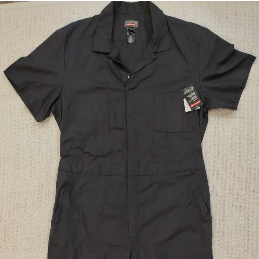 Vintage Sears Craftsman Coveralls Work Leisure Teflon Gray Men's Size XL New NWT